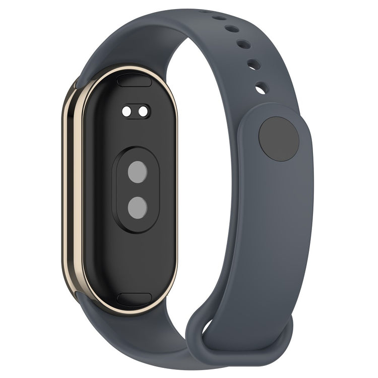 Mega Flot Silikone Rem passer til Xiaomi Smart Band 8 - Sølv#serie_1