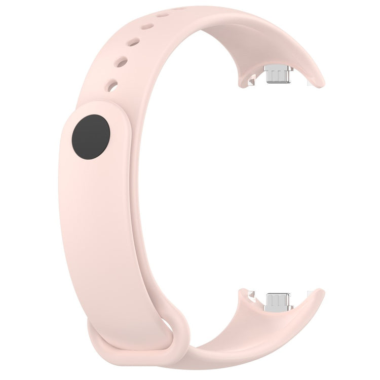 Mega Flot Silikone Rem passer til Xiaomi Smart Band 8 - Pink#serie_15