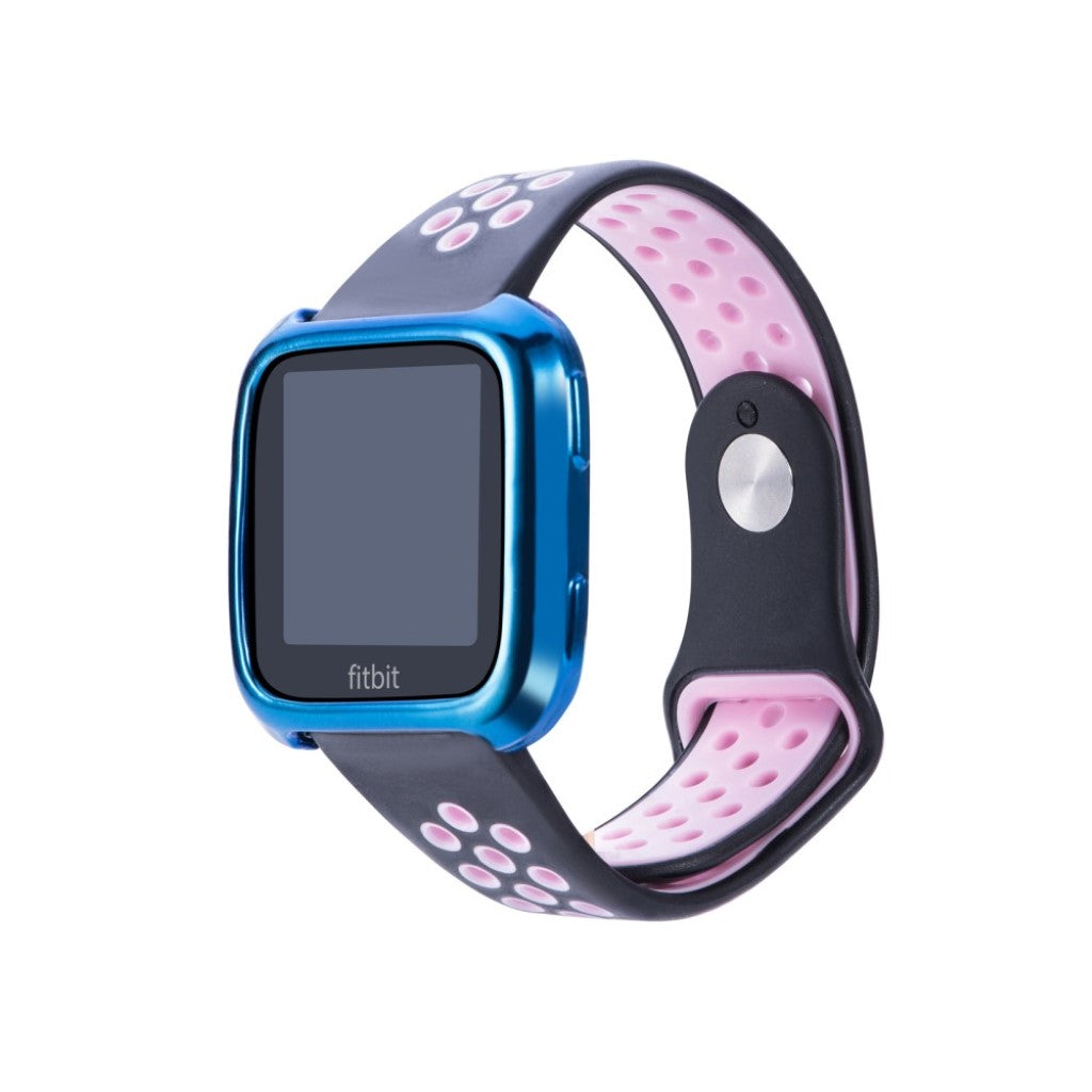 Meget Flot Fitbit Versa Silikone Cover - Blå#serie_1