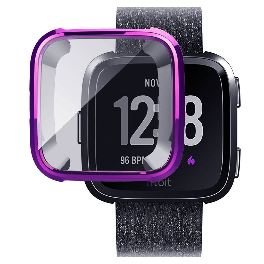 Godt Fitbit Versa Silikone Cover - Lilla#serie_8