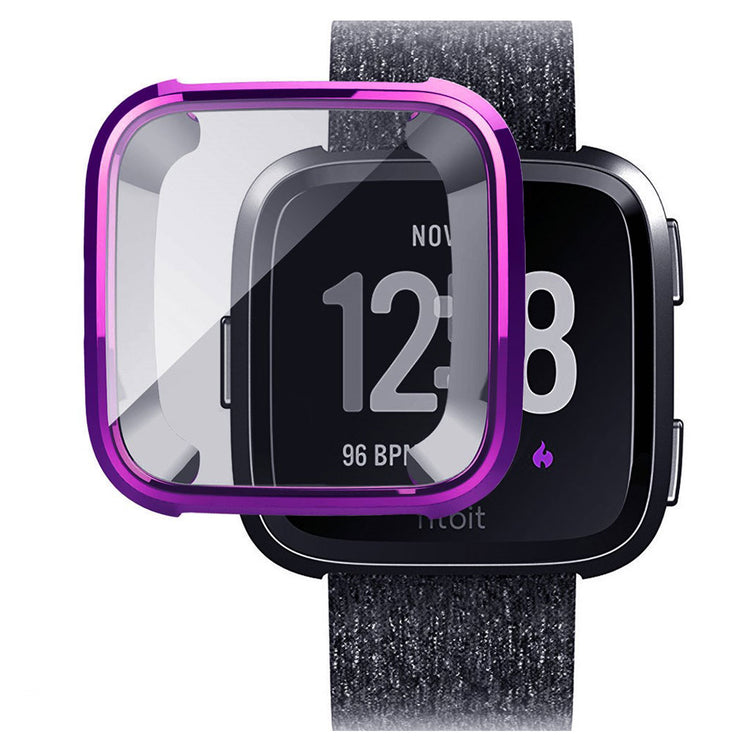 Godt Fitbit Versa Silikone Cover - Lilla#serie_8