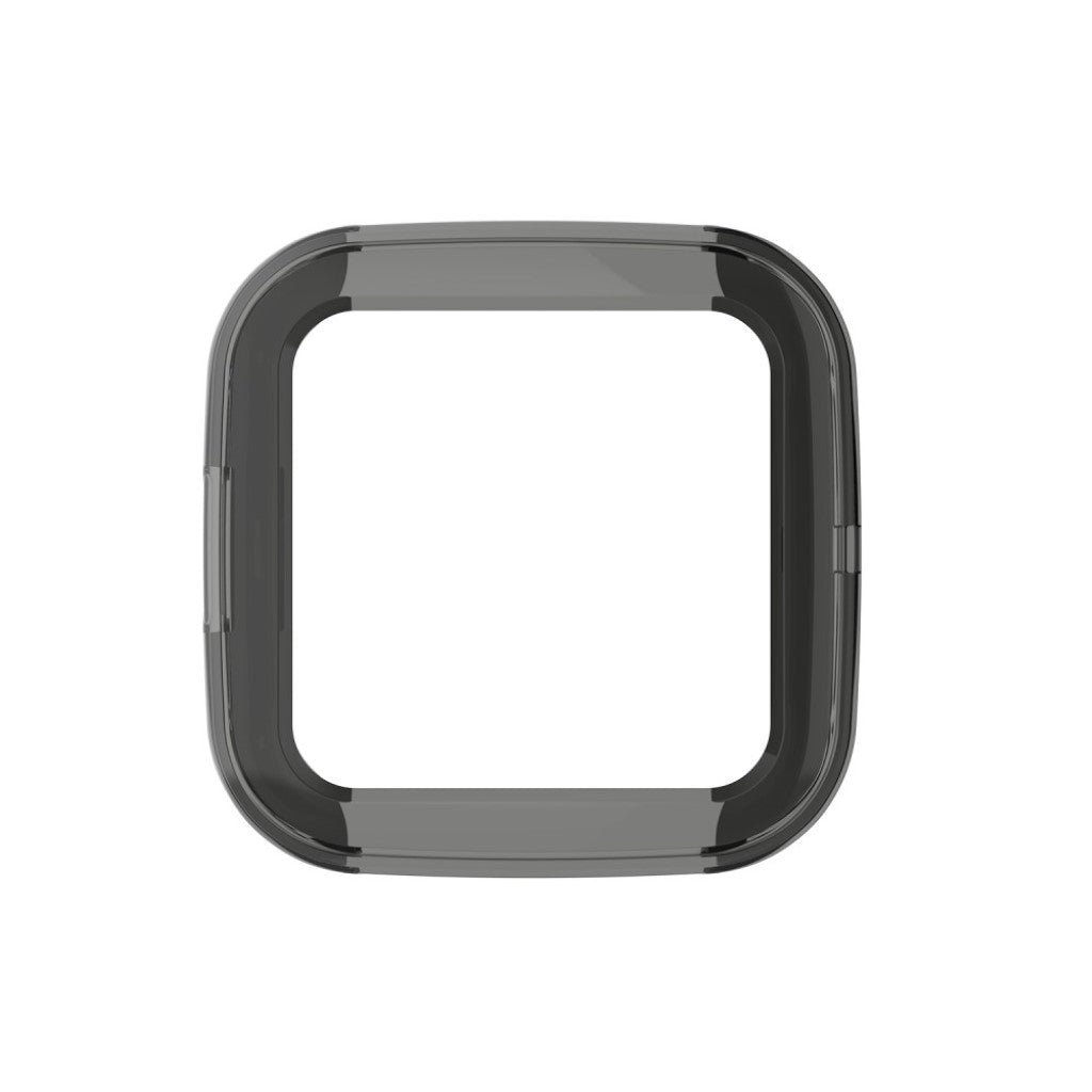 Super Godt Fitbit Versa 2 Silikone Cover - Sort#serie_2