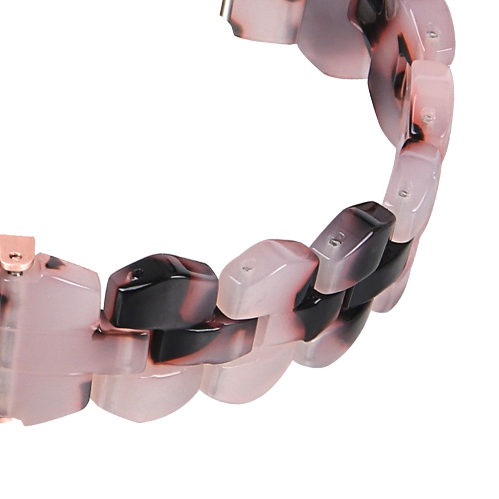 Fint Plastik Universal Rem passer til Fitbit Sense 2 / Fitbit Versa 4 - Pink#serie_7