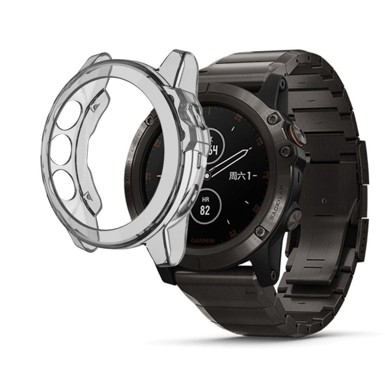 Super Godt Garmin Fenix 5X Silikone Cover - Sølv#serie_3