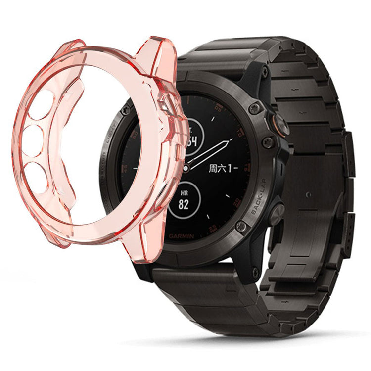 Super Godt Garmin Fenix 5X Silikone Cover - Rød#serie_4