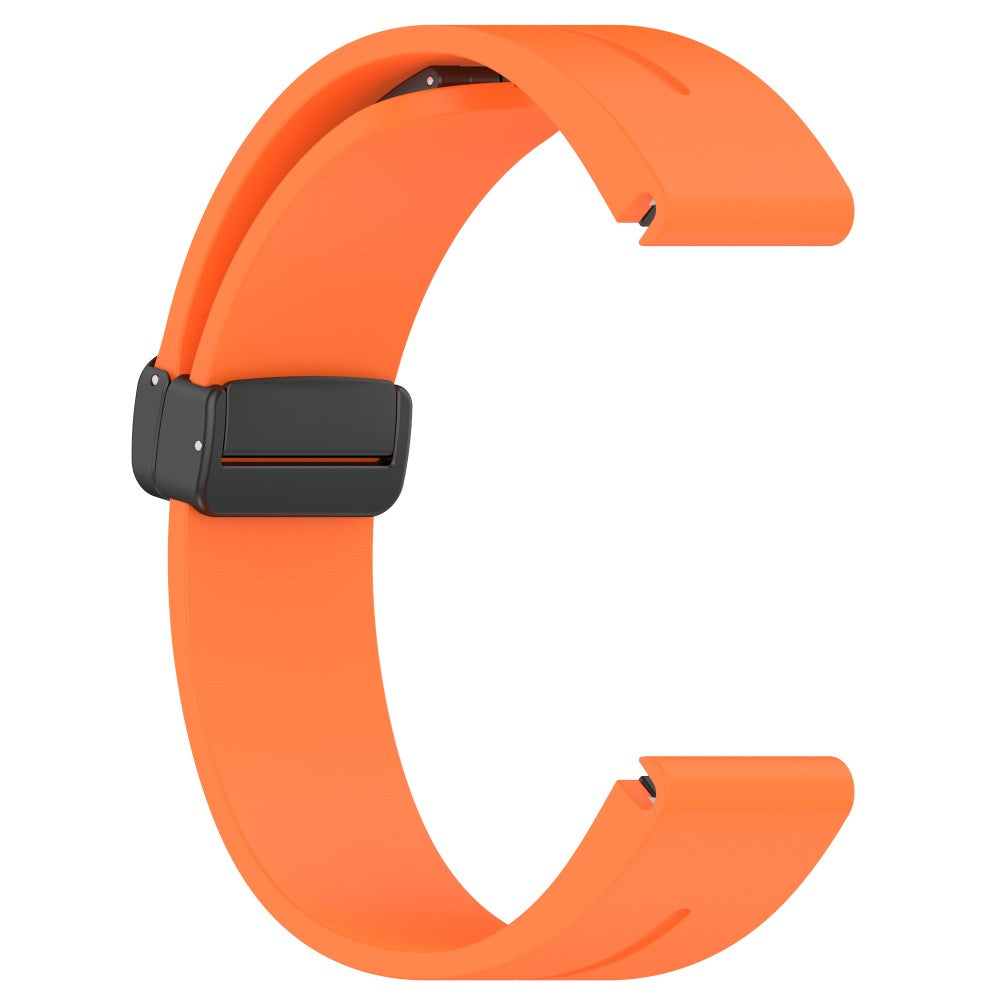 Mega Skøn Metal Og Silikone Universal Rem passer til Garmin Smartwatch - Orange#serie_4