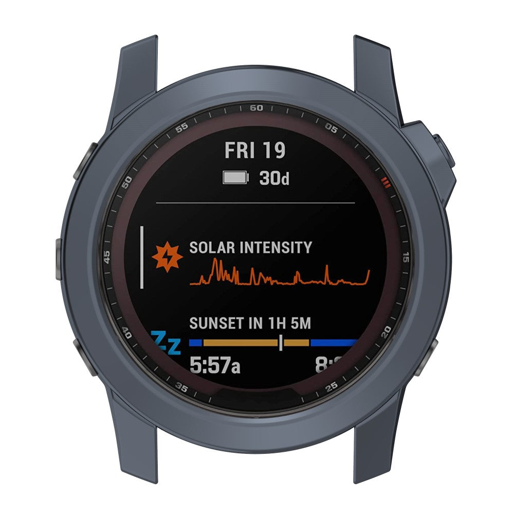 Mega Fint Silikone Cover til Garmin Fenix 7 - Sølv#serie_3