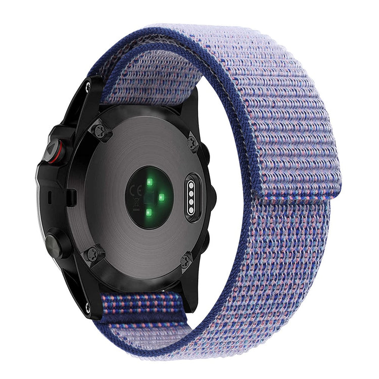 Superflot Nylon Universal Rem passer til Smartwatch - Lilla#serie_3