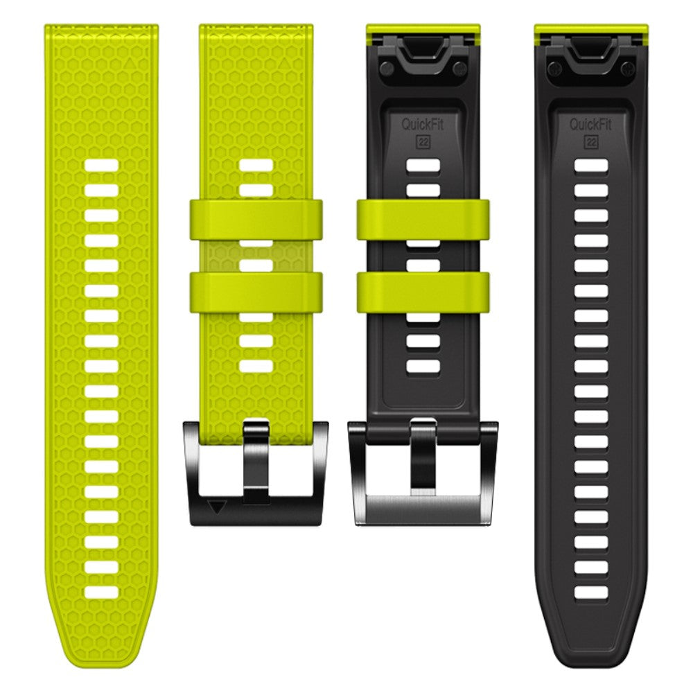Super Fint Silikone Universal Rem passer til Smartwatch - Grøn#serie_8
