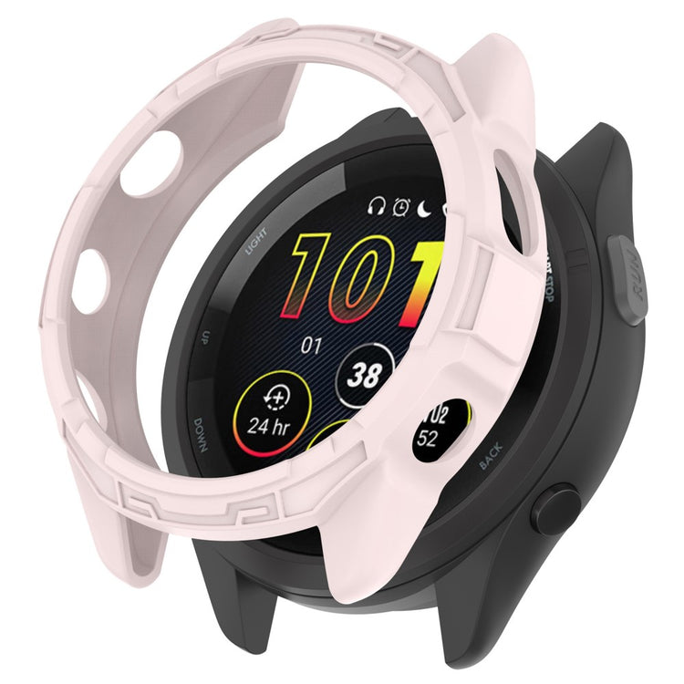 Beskyttende Silikone Bumper passer til Garmin Forerunner 265 - Pink#serie_4