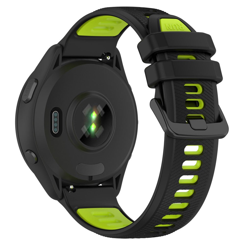 Mega Cool Silikone Rem passer til Garmin Forerunner 265S - Grøn#serie_9