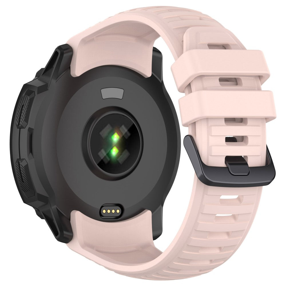 Vildt Smuk Metal Og Silikone Universal Rem passer til Smartwatch - Pink#serie_3