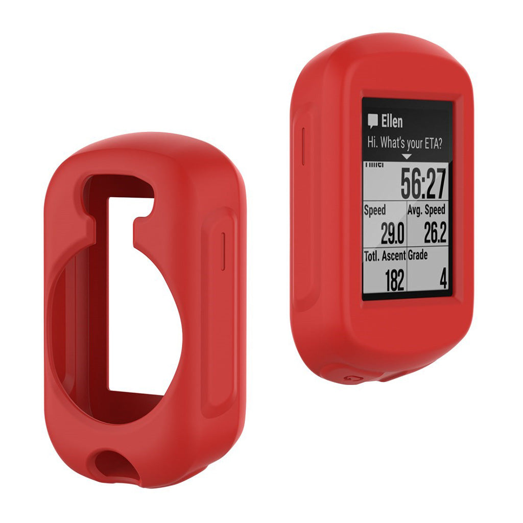 Mega Fed Garmin Edge 830 Silikone Cover - Rød#serie_3