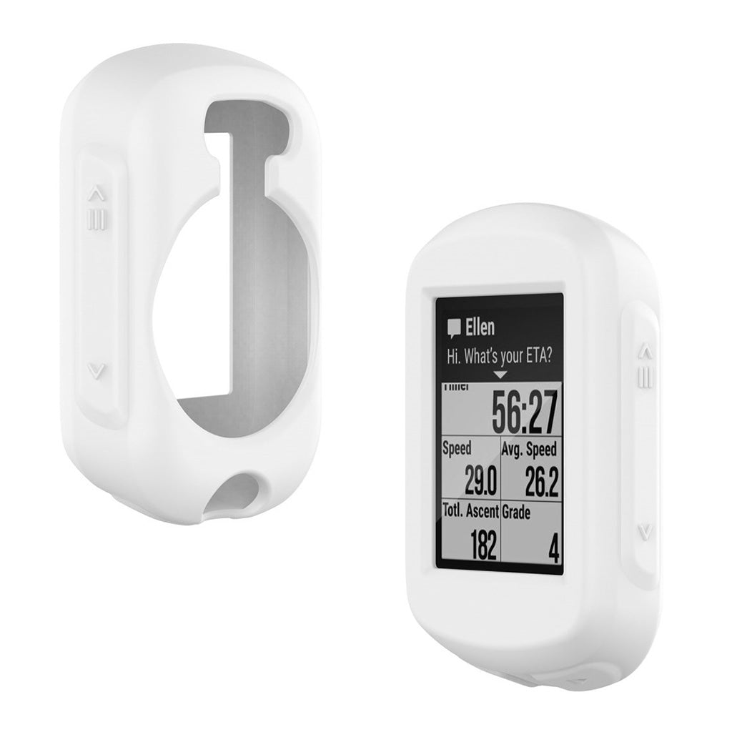 Super Flot Garmin Edge 130 Silikone Cover - Hvid#serie_1