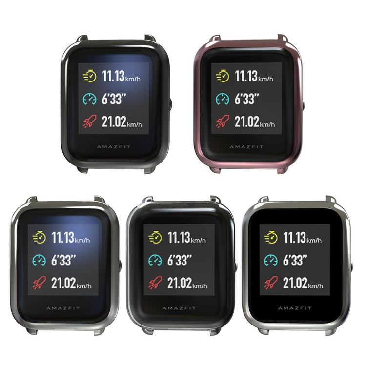 Rigtigt Fed Amazfit Youth Silikone Cover - Sort#serie_2