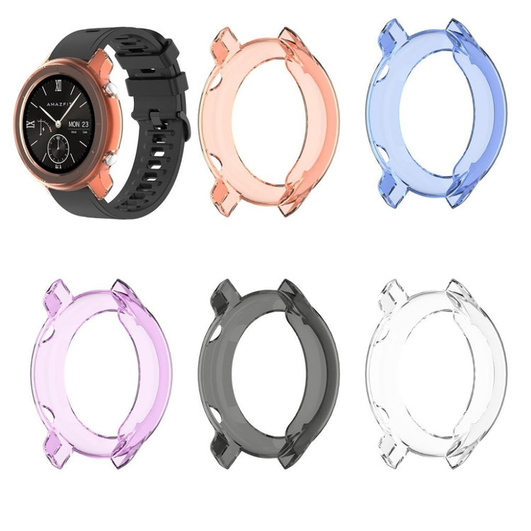 Mega Fint Amazfit GTR 42mm Silikone Cover - Gennemsigtig#serie_1