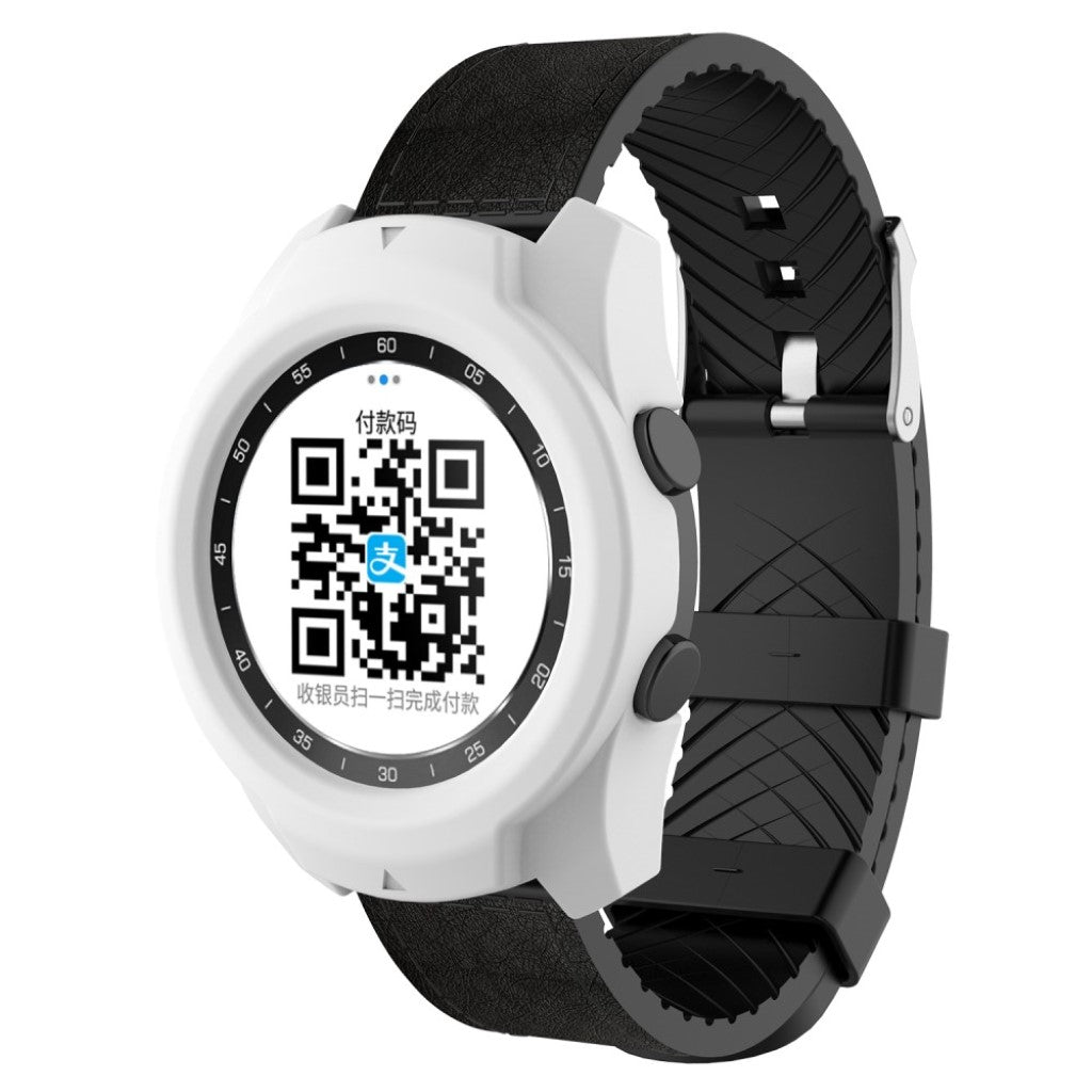 Mega Flot Ticwatch Pro Silikone Cover - Hvid#serie_2