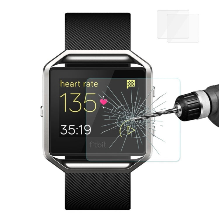 Fitbit Blaze Hærdet Glas  0.2mm Skærmbeskytter - Gennemsigtig#serie_601