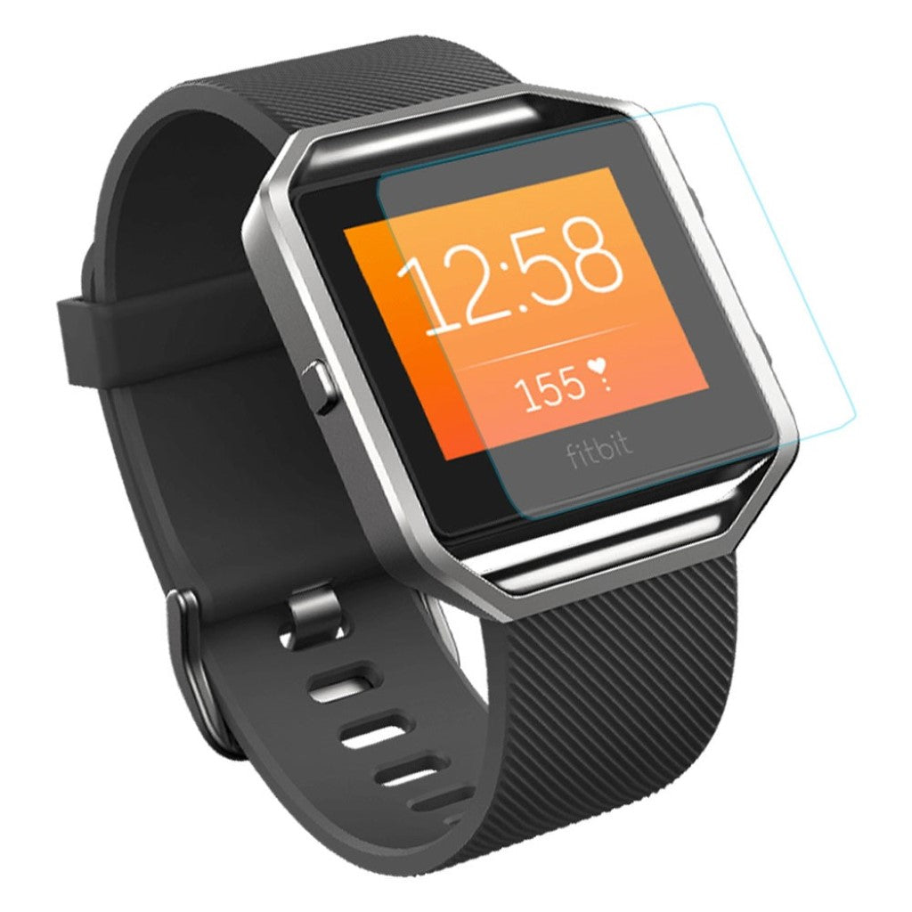 Fitbit Blaze Hærdet Glas  HD Skærmbeskytter - Gennemsigtig#serie_605