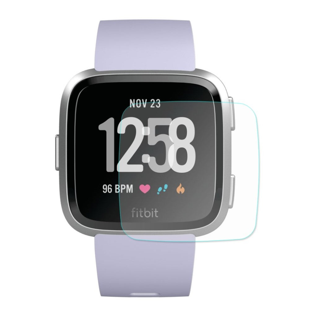 Fitbit Versa Hærdet Glas Skærmbeskytter - Gennemsigtig#serie_613