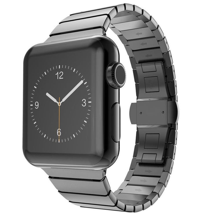 Vildt sejt Apple Watch Series 1-3 42mm Metal Rem - Sort#serie_3