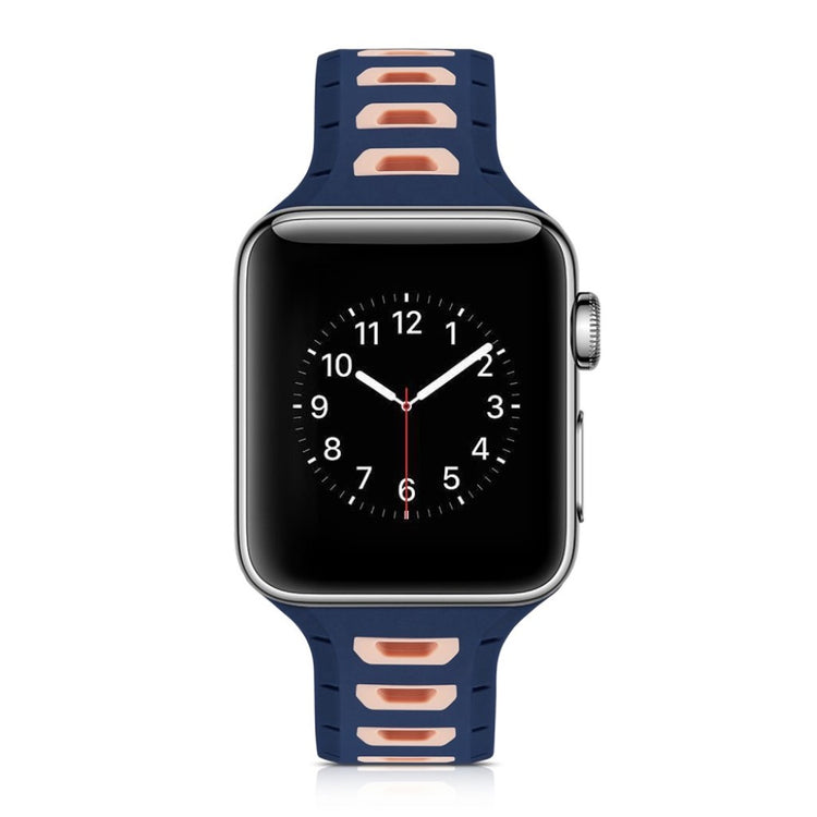 Fed Apple Watch Series 1-3 42mm Silikone Rem - Flerfarvet#serie_1