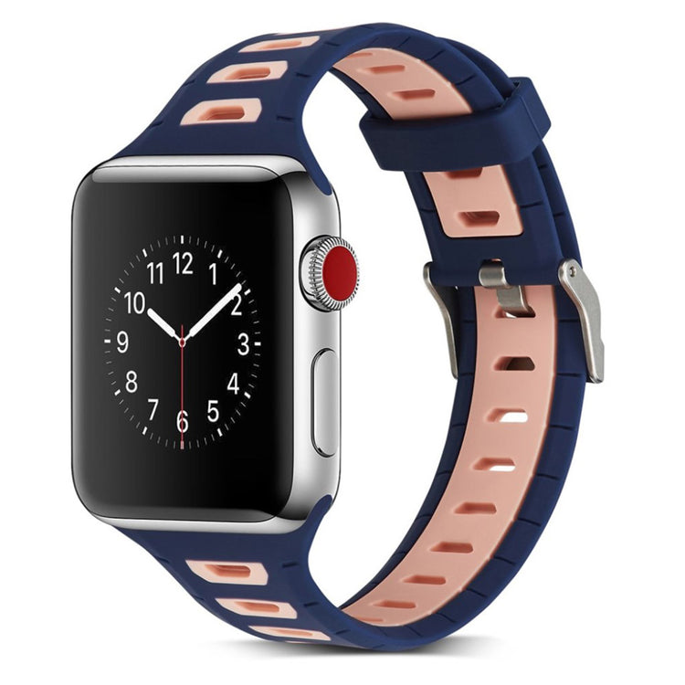 Fed Apple Watch Series 1-3 42mm Silikone Rem - Flerfarvet#serie_1