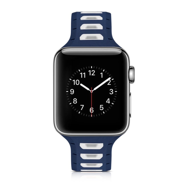 Fed Apple Watch Series 1-3 42mm Silikone Rem - Flerfarvet#serie_2