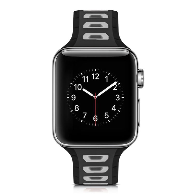 Fed Apple Watch Series 1-3 42mm Silikone Rem - Flerfarvet#serie_9