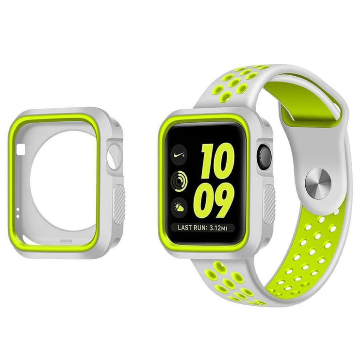 Godt Apple Watch Series 1-3 38mm Silikone Cover - Grøn#serie_1