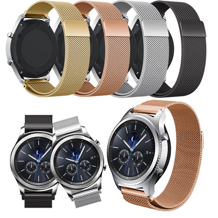 Klassisk Samsung Gear S3 Metal Rem - Sølv#serie_1