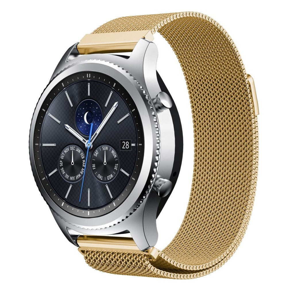 Klassisk Samsung Gear S3 Metal Rem - Guld#serie_3