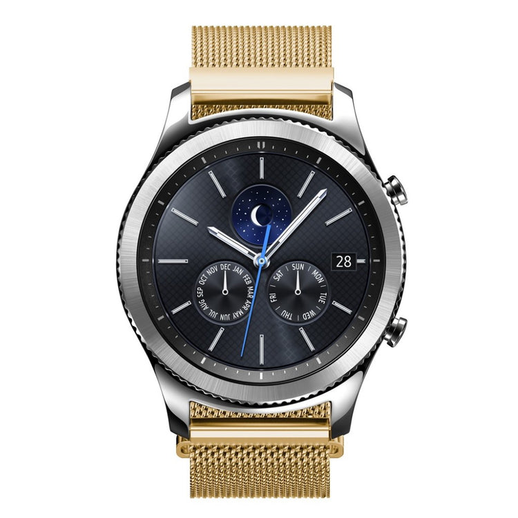 Klassisk Samsung Gear S3 Metal Rem - Guld#serie_3