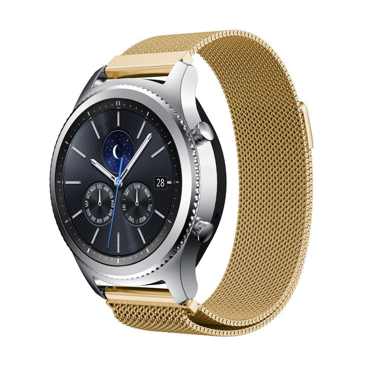 Klassisk Samsung Gear S3 Metal Rem - Guld#serie_3