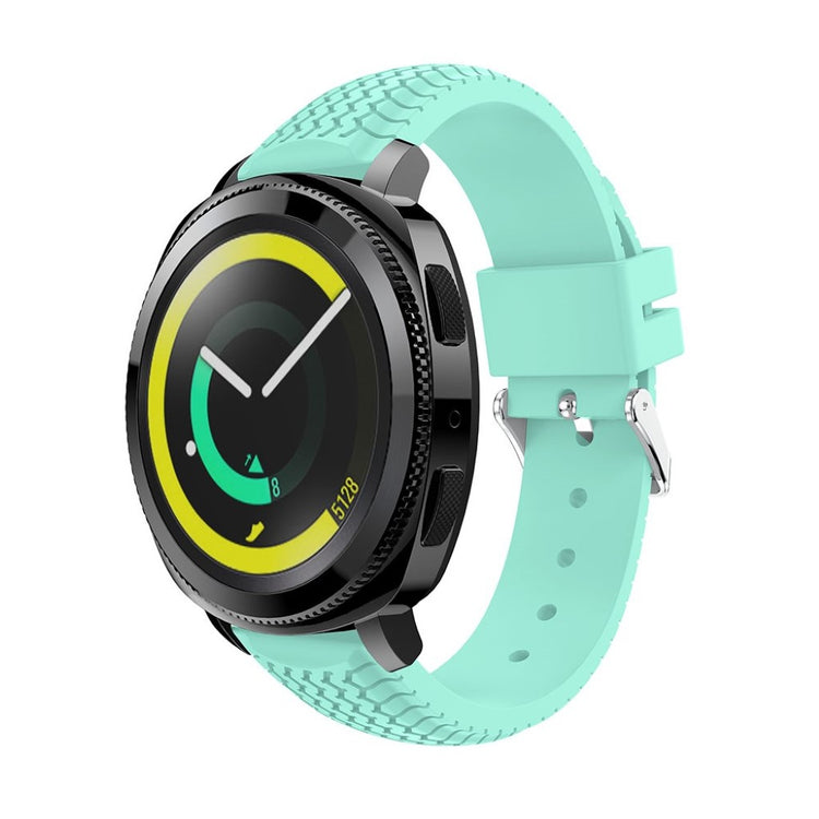 Meget cool Samsung Gear Sport Silikone Rem - Blå#serie_3