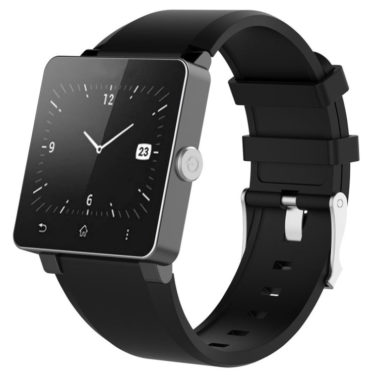 Super sejt Sony SmartWatch 2 Silikone Rem - Sort#serie_6