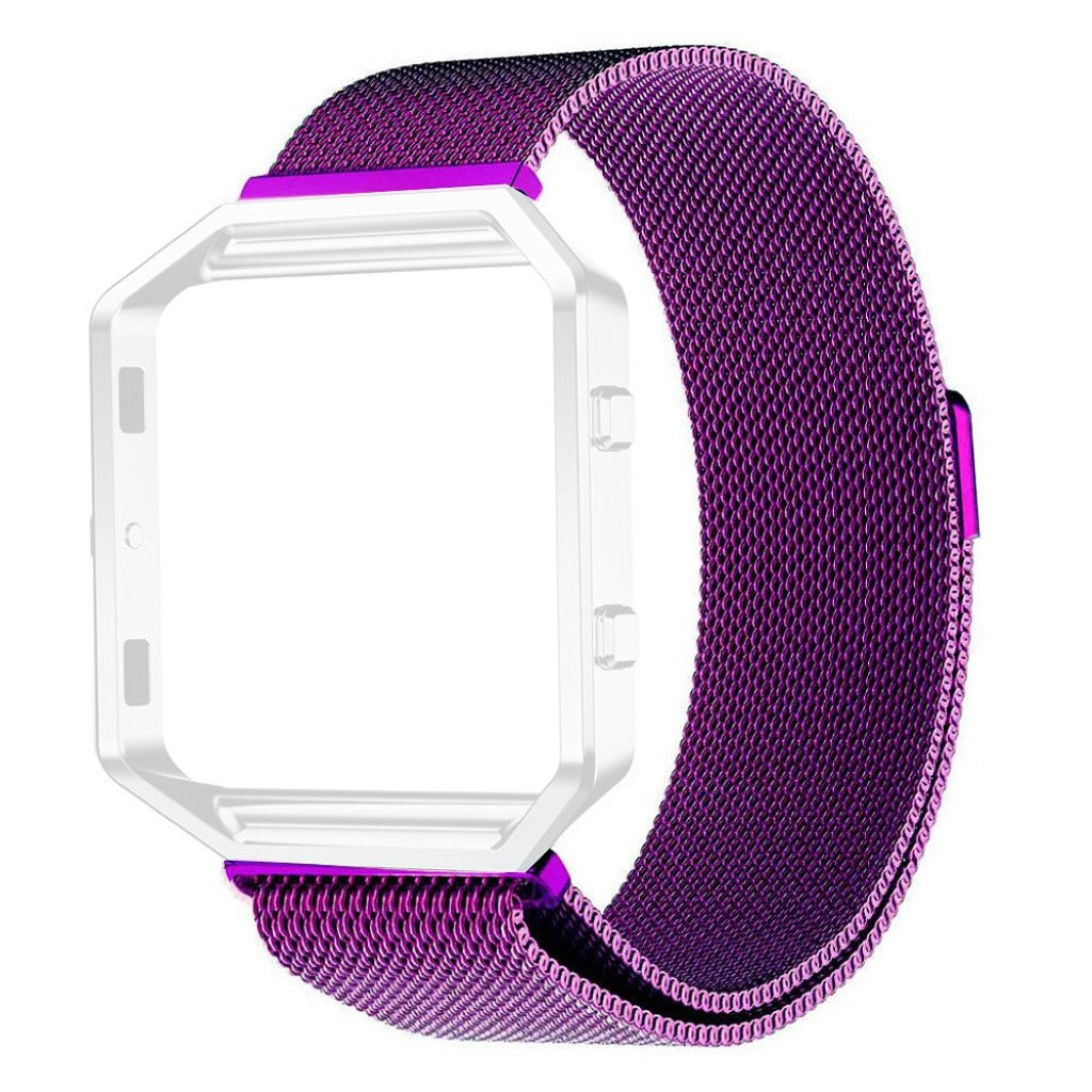 Skøn Fitbit Blaze Metal Rem - Lilla#serie_1