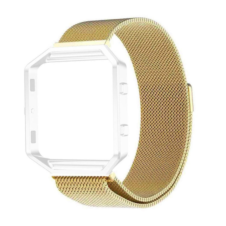 Skøn Fitbit Blaze Metal Rem - Guld#serie_5