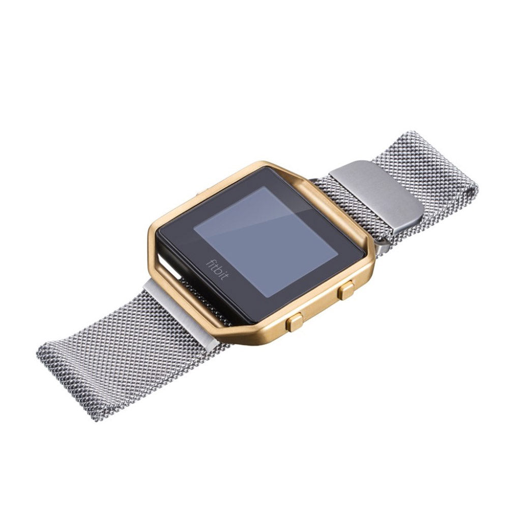 Stilren Fitbit Blaze Metal Rem - Sølv#serie_3