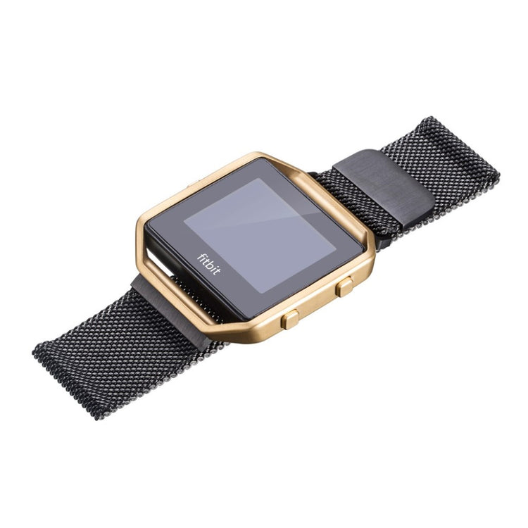 Stilren Fitbit Blaze Metal Rem - Sort#serie_4