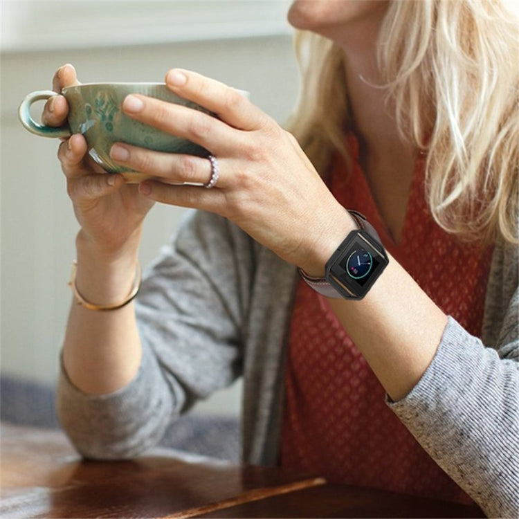 Flot Fitbit Blaze Kunstlæder Rem - Brun#serie_1