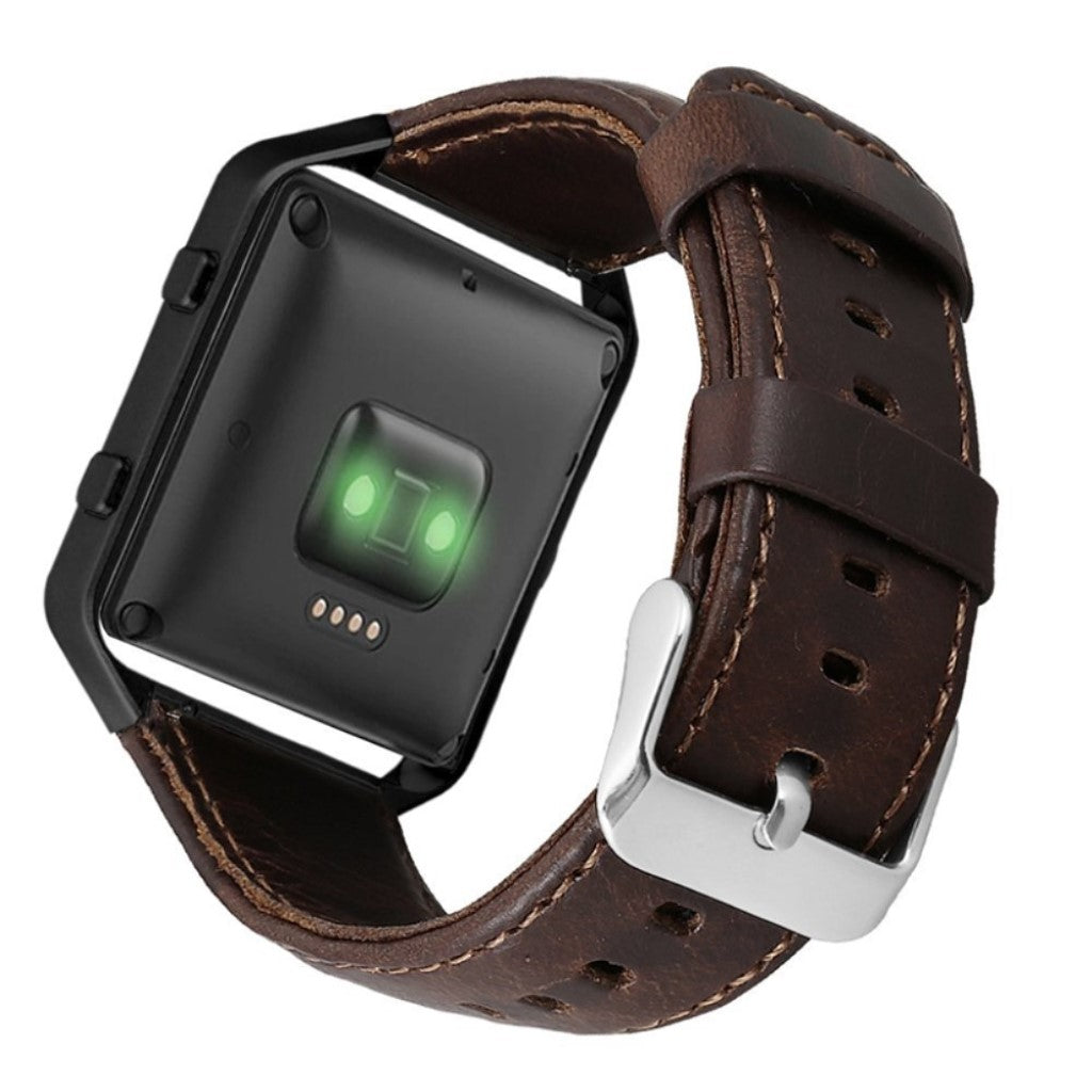 Flot Fitbit Blaze Kunstlæder Rem - Brun#serie_1