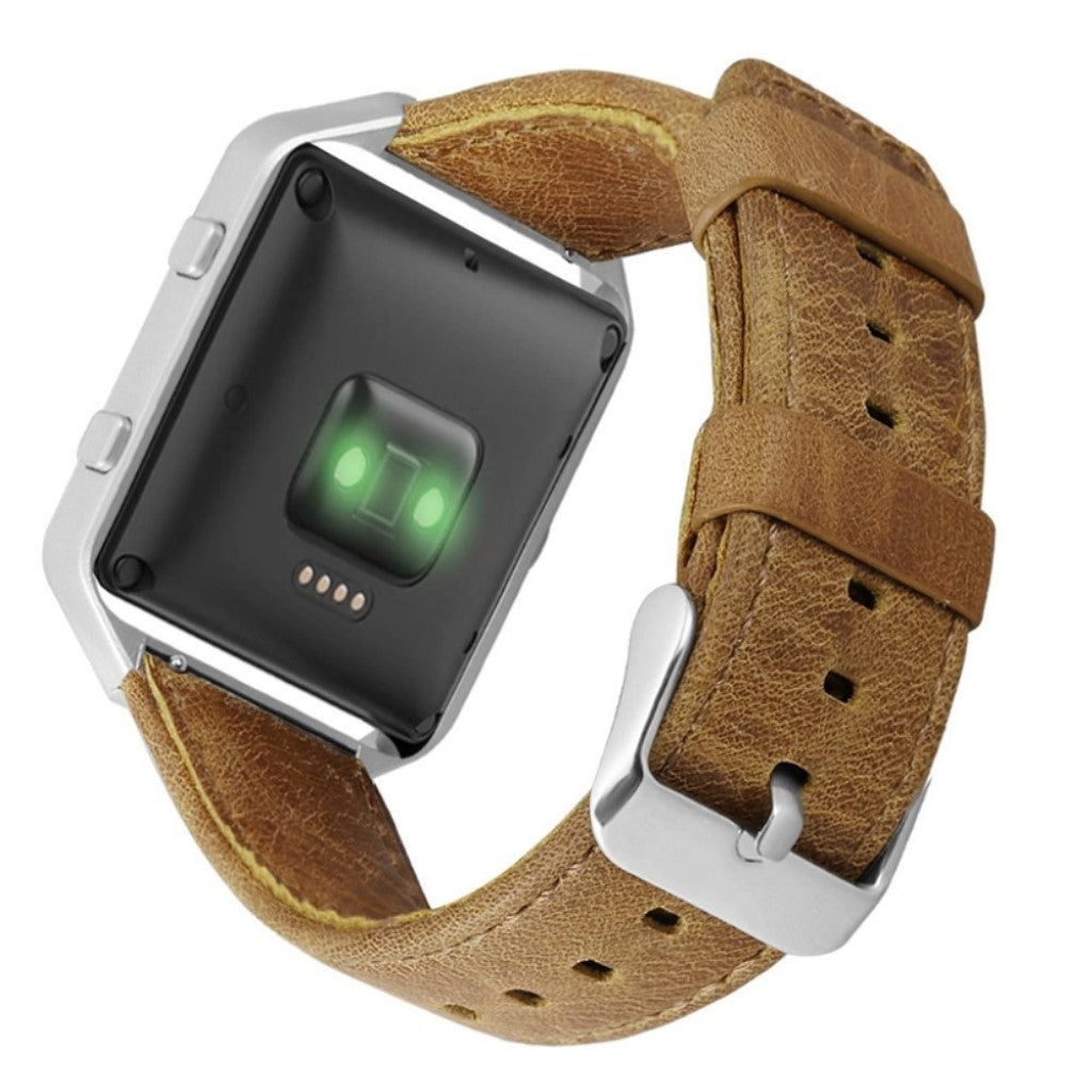 Flot Fitbit Blaze Kunstlæder Rem - Brun#serie_2