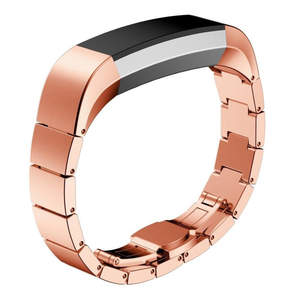 Rigtigt skøn Fitbit Alta HR Metal Rem - Pink#serie_5