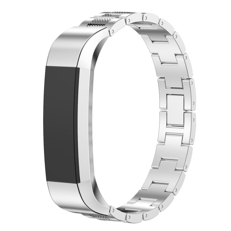 Vildt sejt Fitbit Alta HR Metal Rem - Sølv#serie_1