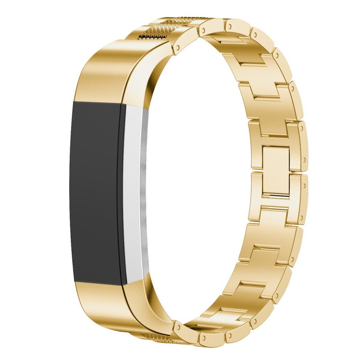 Vildt sejt Fitbit Alta HR Metal Rem - Guld#serie_3