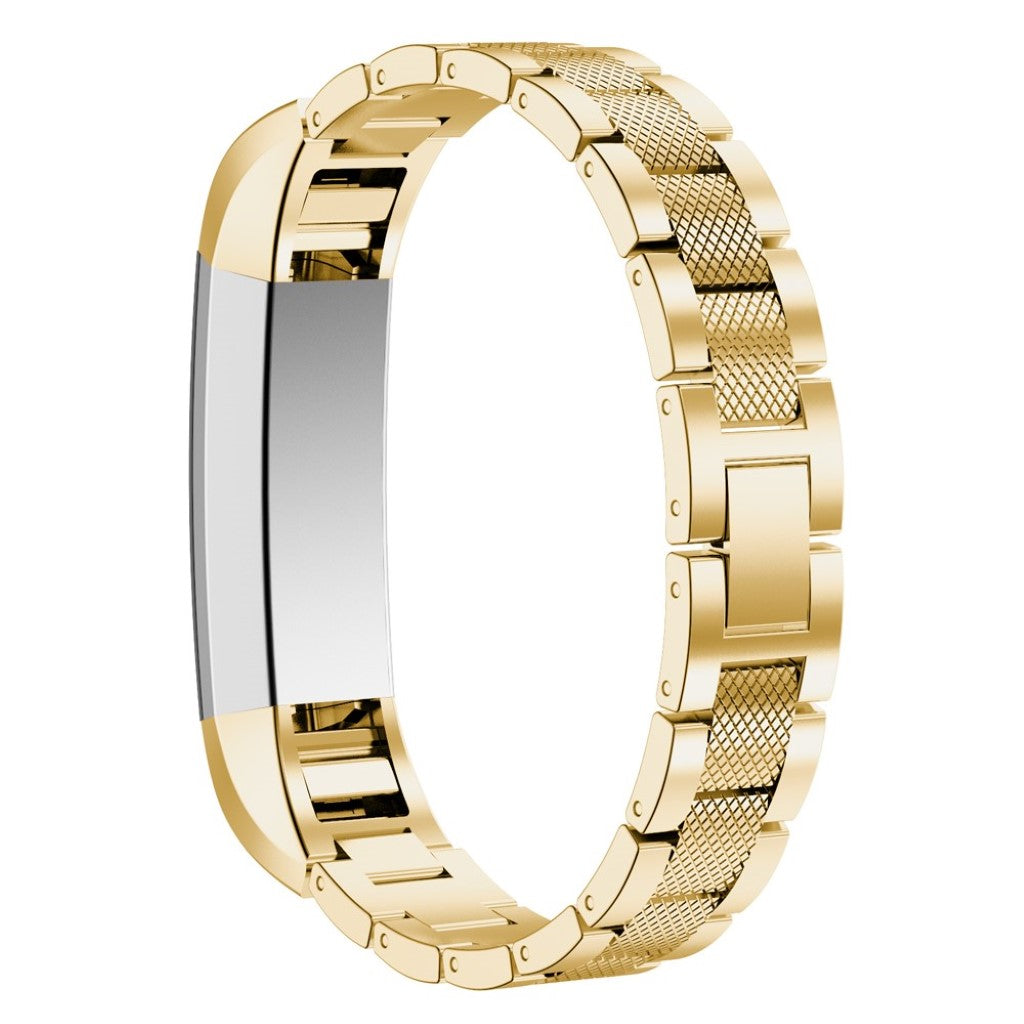 Vildt sejt Fitbit Alta HR Metal Rem - Guld#serie_3