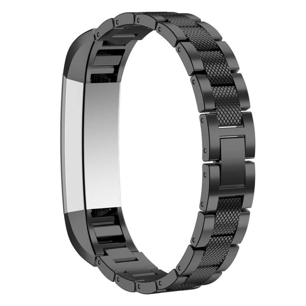 Vildt sejt Fitbit Alta HR Metal Rem - Sort#serie_4