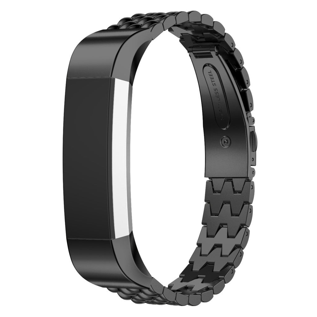 Vildt skøn Fitbit Alta HR Metal Rem - Sort#serie_4