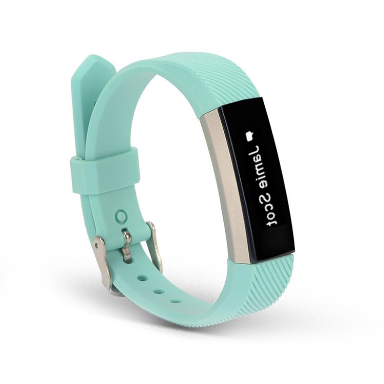 Rigtigt flot Fitbit Alta HR Silikone Rem - Grøn#serie_8